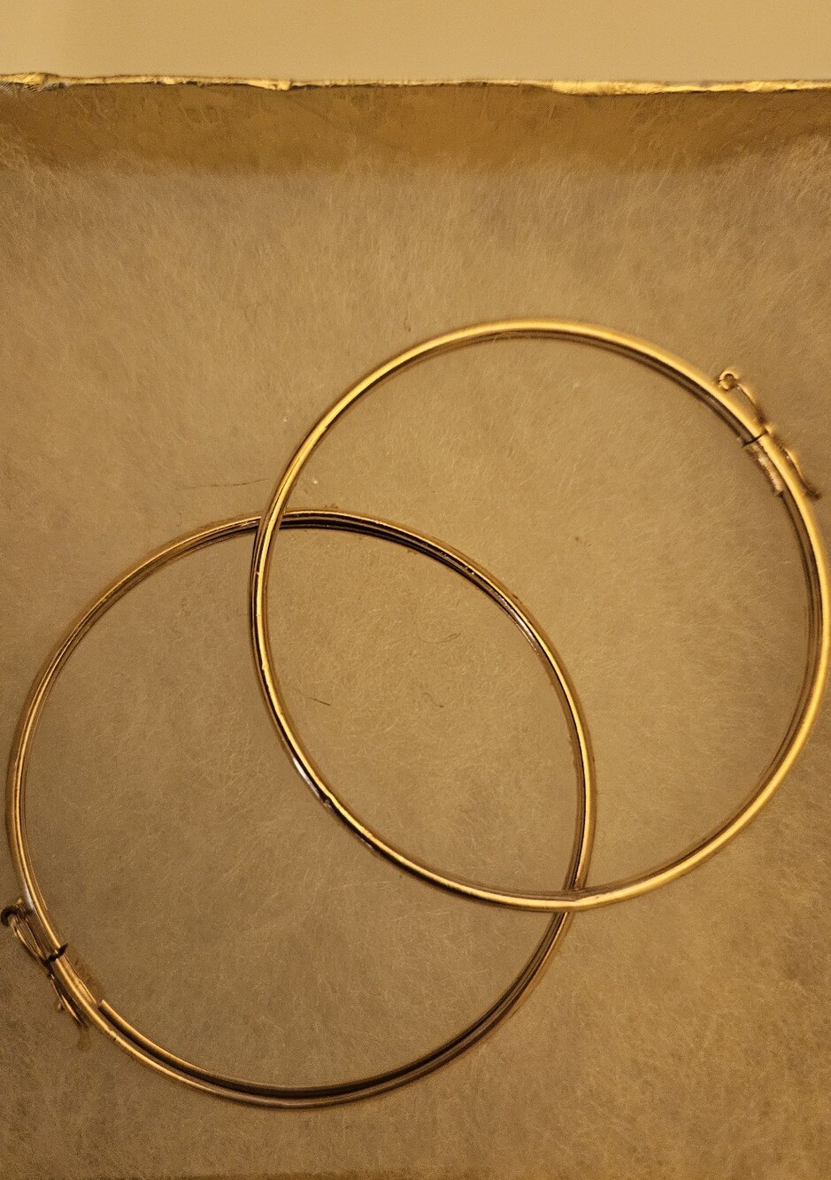 Gold Tone Knot Hoop Earrings - Women's Jewelry